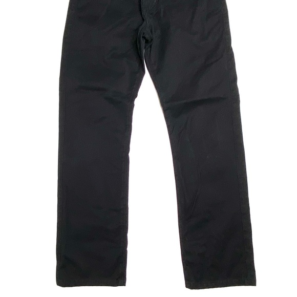 AG Adriano Goldschmied The Matchbox Slim Straight Black Jean Size 29 - Picture 2 of 13